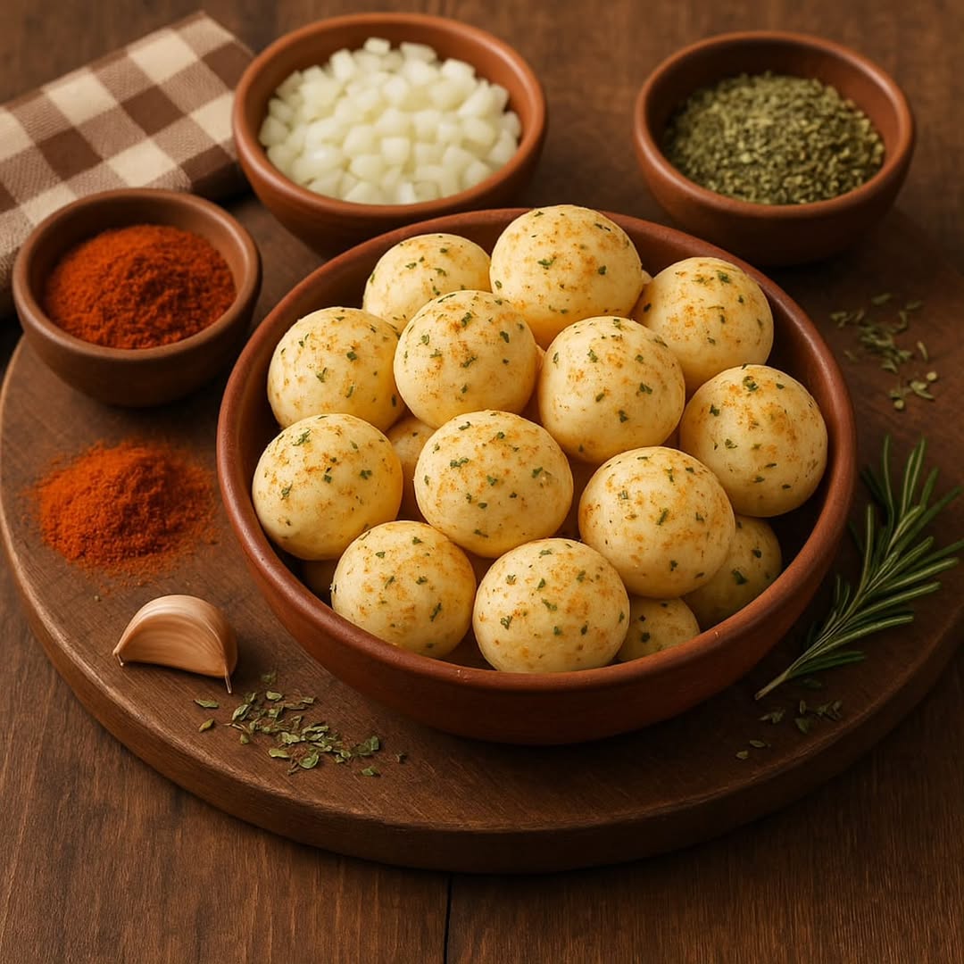 Ja pediu seu pão de queijo?Além dos já conhecidos, peça o lançamento, pão de queijo temperado, os principais temperos são: Salsinha, Cebolinha, Pimenta Calabresa, Orégano, Cebola e Especiarias.
Garanta já o seu...
